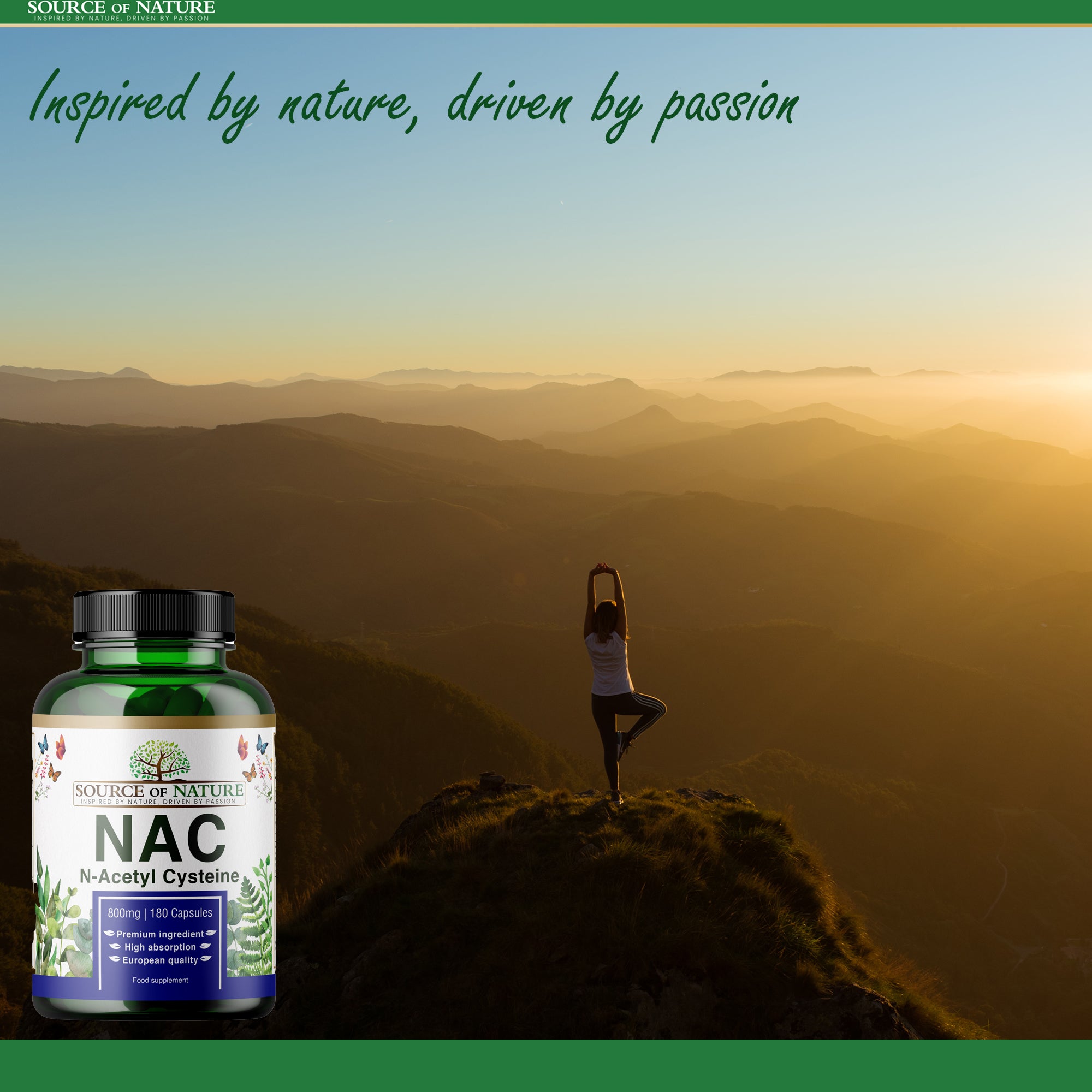 NAC (N-Acetilcisteina) 800mg | 180 Capsule | Fornitura per 2 mesi